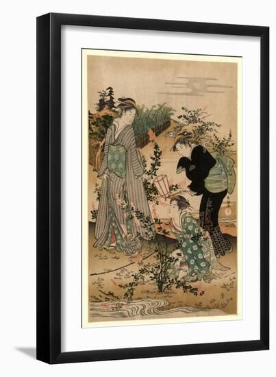 Hagi No Tamagawa-Kubo Shunman-Framed Giclee Print