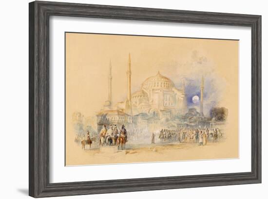 Hagia Sofia-J. M. W. Turner-Framed Giclee Print