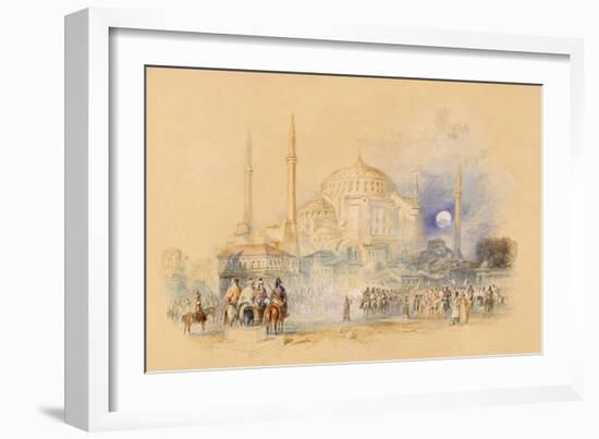 Hagia Sofia-J. M. W. Turner-Framed Giclee Print