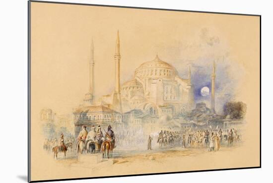 Hagia Sofia-J. M. W. Turner-Mounted Giclee Print