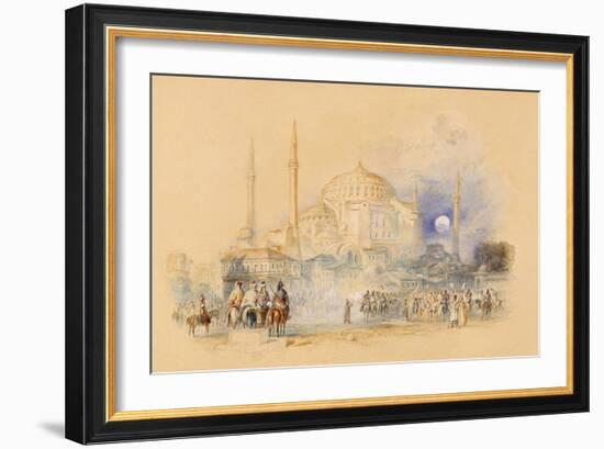 Hagia Sofia-J. M. W. Turner-Framed Giclee Print