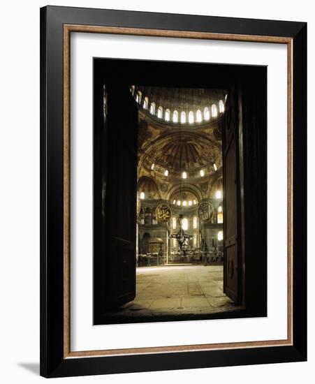 Hagia Sophia, Church and Mosque, Now Museum-null-Framed Giclee Print