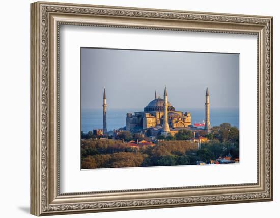 Hagia Sophia Church/Mosque/Museum, Istanbul, Turkey-Ali Kabas-Framed Photographic Print