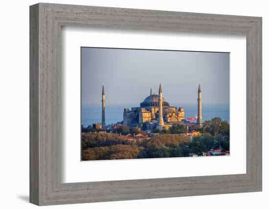 Hagia Sophia Church/Mosque/Museum, Istanbul, Turkey-Ali Kabas-Framed Photographic Print