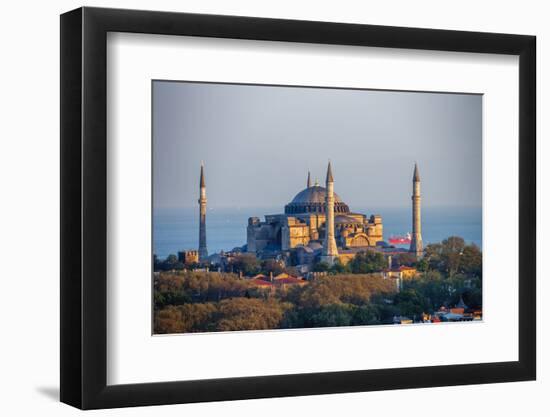 Hagia Sophia Church/Mosque/Museum, Istanbul, Turkey-Ali Kabas-Framed Photographic Print