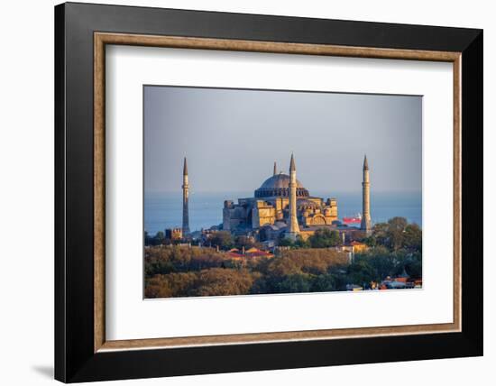 Hagia Sophia Church/Mosque/Museum, Istanbul, Turkey-Ali Kabas-Framed Photographic Print