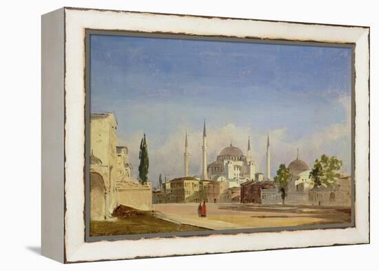 Hagia Sophia, Constantinople, 1843-Ippolito Caffi-Framed Premier Image Canvas