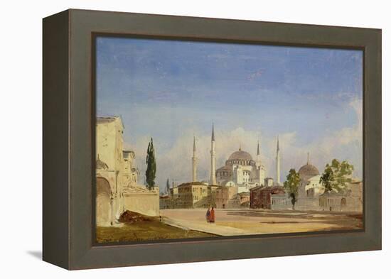 Hagia Sophia, Constantinople, 1843-Ippolito Caffi-Framed Premier Image Canvas