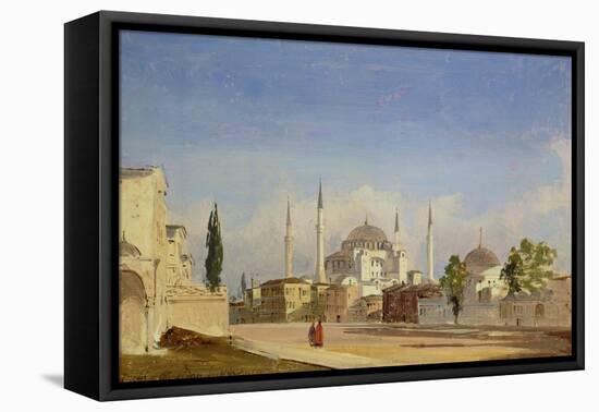 Hagia Sophia, Constantinople, 1843-Ippolito Caffi-Framed Premier Image Canvas