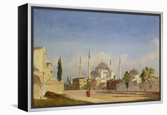 Hagia Sophia, Constantinople, 1843-Ippolito Caffi-Framed Premier Image Canvas