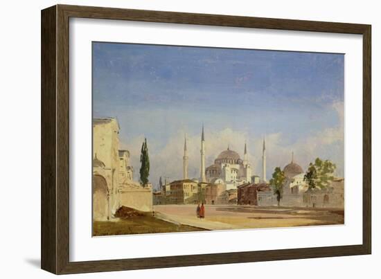 Hagia Sophia, Constantinople, 1843-Ippolito Caffi-Framed Giclee Print