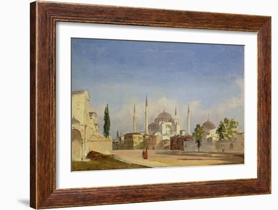 Hagia Sophia, Constantinople, 1843-Ippolito Caffi-Framed Giclee Print