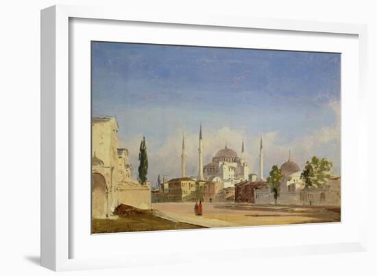 Hagia Sophia, Constantinople, 1843-Ippolito Caffi-Framed Giclee Print