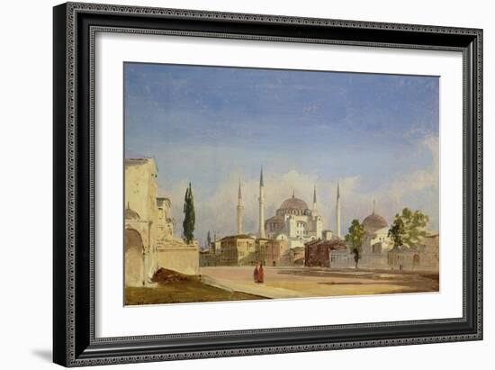 Hagia Sophia, Constantinople, 1843-Ippolito Caffi-Framed Giclee Print