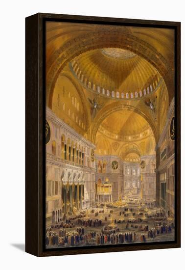 Hagia Sophia, Constantinople, 1852-Gaspard Fossati-Framed Premier Image Canvas