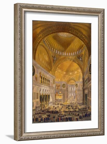 Hagia Sophia, Constantinople, 1852-Gaspard Fossati-Framed Giclee Print