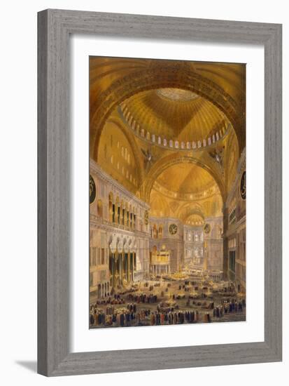 Hagia Sophia, Constantinople, 1852-Gaspard Fossati-Framed Giclee Print