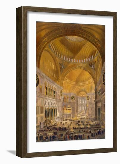 Hagia Sophia, Constantinople, 1852-Gaspard Fossati-Framed Giclee Print