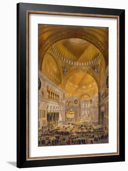 Hagia Sophia, Constantinople, 1852-Gaspard Fossati-Framed Giclee Print