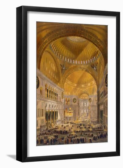 Hagia Sophia, Constantinople, 1852-Gaspard Fossati-Framed Giclee Print