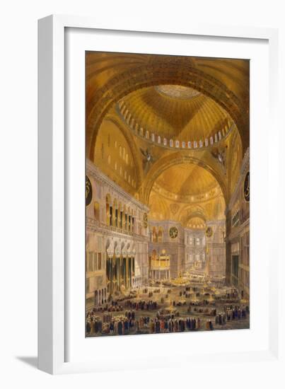 Hagia Sophia, Constantinople, 1852-Gaspard Fossati-Framed Giclee Print