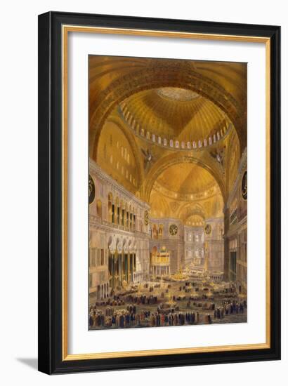 Hagia Sophia, Constantinople, 1852-Gaspard Fossati-Framed Giclee Print