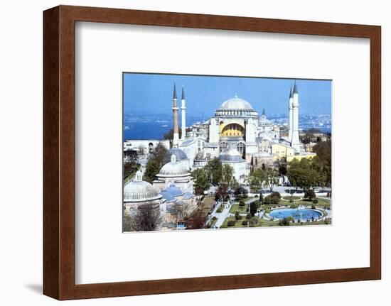 Hagia Sophia, Istanbul (Constantinople), Turkey, 1980s. Artist: Unknown-Unknown-Framed Photographic Print