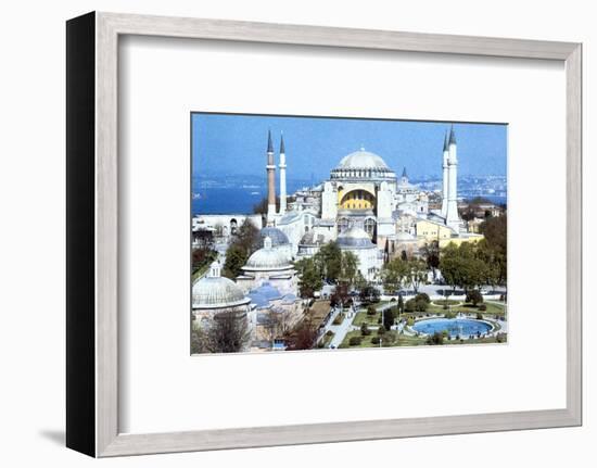 Hagia Sophia, Istanbul (Constantinople), Turkey, 1980s. Artist: Unknown-Unknown-Framed Photographic Print