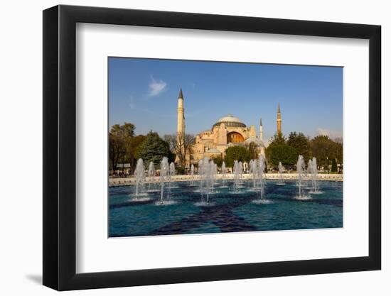 Hagia Sophia, Istanbul, Turkey.-Ali Kabas-Framed Photographic Print