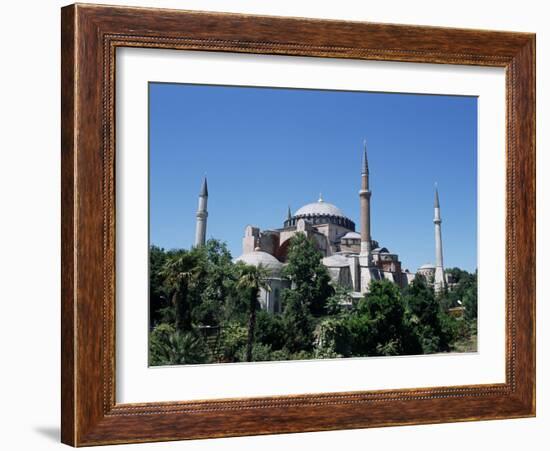 Hagia Sophia, Originally a Church, Then a Mosque, Unesco World Heritage Site, Istanbul, Turkey-R H Productions-Framed Photographic Print