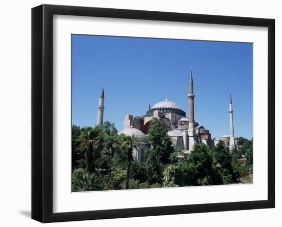 Hagia Sophia, Originally a Church, Then a Mosque, Unesco World Heritage Site, Istanbul, Turkey-R H Productions-Framed Photographic Print