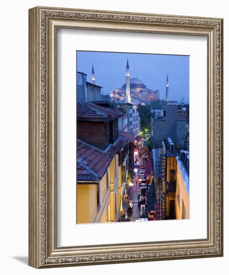 Hagia Sophia, Sultanahmet District, Istanbul, Turkey-Peter Adams-Framed Photographic Print