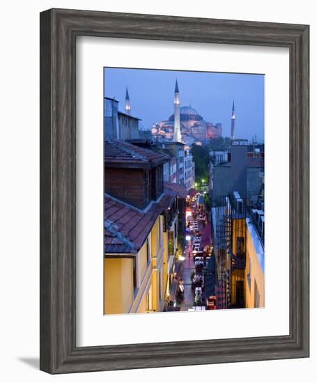 Hagia Sophia, Sultanahmet District, Istanbul, Turkey-Peter Adams-Framed Photographic Print