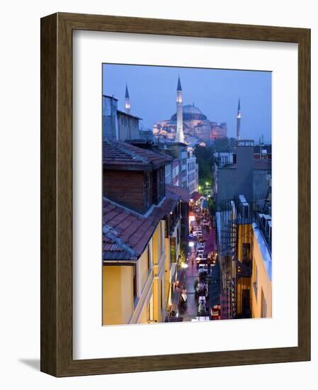 Hagia Sophia, Sultanahmet District, Istanbul, Turkey-Peter Adams-Framed Photographic Print
