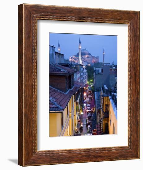 Hagia Sophia, Sultanahmet District, Istanbul, Turkey-Peter Adams-Framed Photographic Print