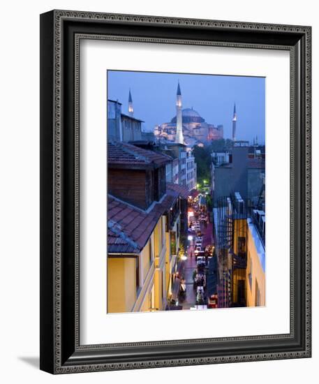 Hagia Sophia, Sultanahmet District, Istanbul, Turkey-Peter Adams-Framed Photographic Print