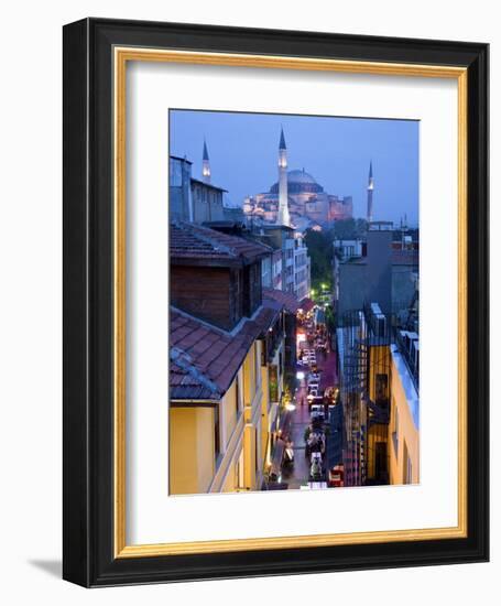 Hagia Sophia, Sultanahmet District, Istanbul, Turkey-Peter Adams-Framed Photographic Print