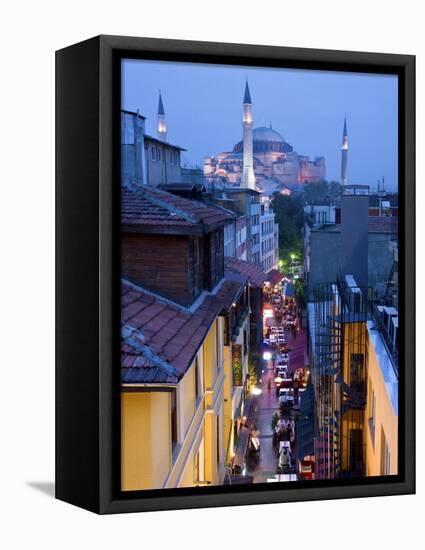 Hagia Sophia, Sultanahmet District, Istanbul, Turkey-Peter Adams-Framed Premier Image Canvas