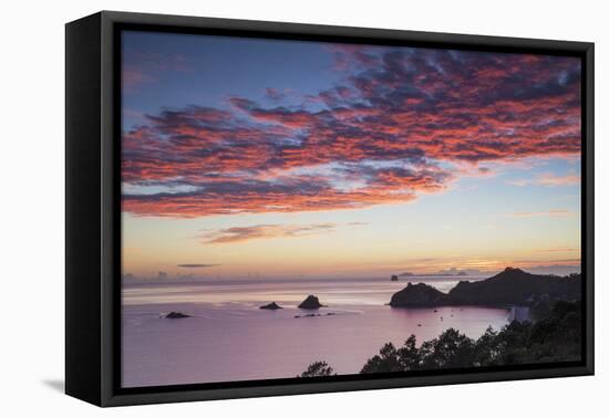 Hahei Beach at Sunrise, Coromandel Peninsula, North Island, New Zealand-Ian Trower-Framed Premier Image Canvas