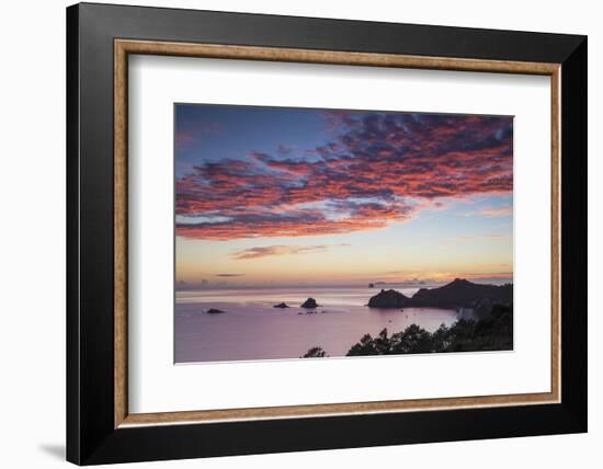 Hahei Beach at Sunrise, Coromandel Peninsula, North Island, New Zealand-Ian Trower-Framed Photographic Print