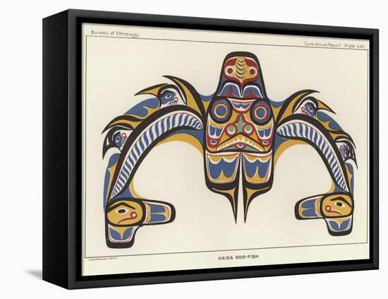 Haida Dog-Fish-null-Framed Premier Image Canvas