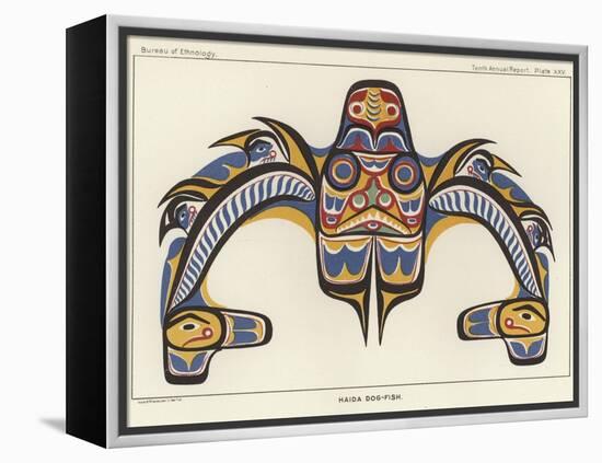 Haida Dog-Fish-null-Framed Premier Image Canvas