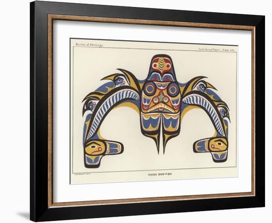 Haida Dog-Fish-null-Framed Giclee Print