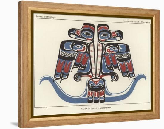 Haida Double Thunderbird-null-Framed Premier Image Canvas