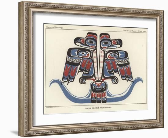 Haida Double Thunderbird-null-Framed Giclee Print