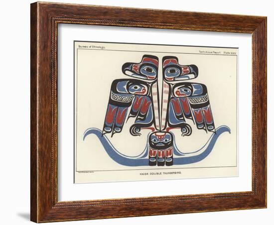 Haida Double Thunderbird-null-Framed Giclee Print