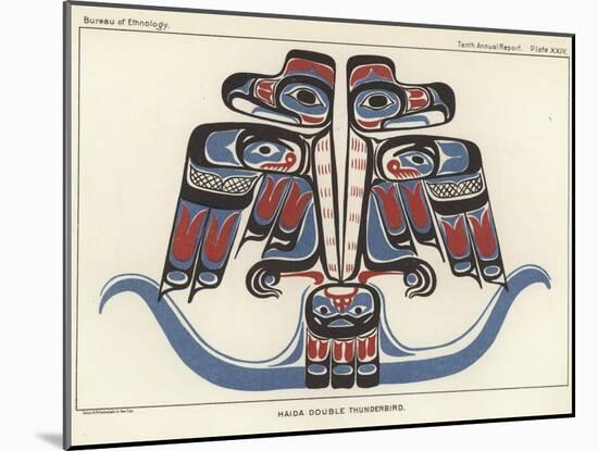 Haida Double Thunderbird-null-Mounted Giclee Print