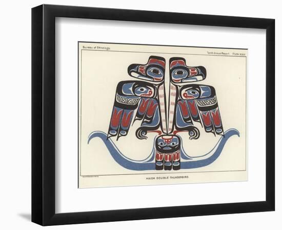 Haida Double Thunderbird-null-Framed Giclee Print