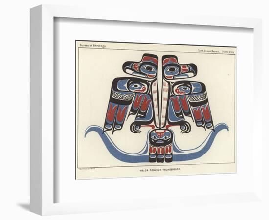 Haida Double Thunderbird--Framed Giclee Print