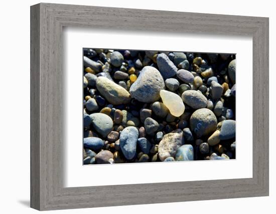 Haida Gwaii Islands, British Columbia. Agates are Found on Many of the Beaches on Graham Island-Richard Wright-Framed Photographic Print